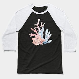 Coral artwork Baseball T-Shirt